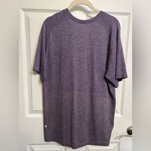 Lululemon metal vent tech Heathered Purple Short Sleeve Tee Medium
